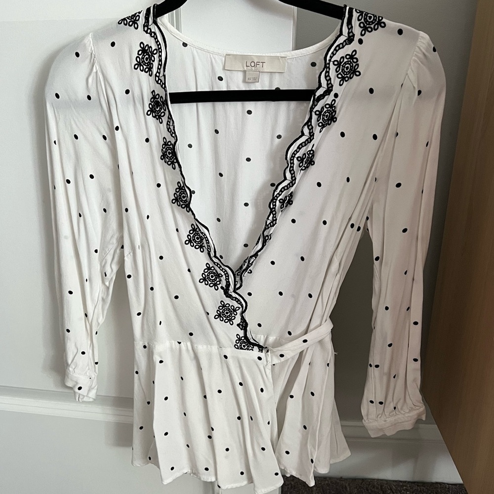 LOFT Wrap Side Top Size XS